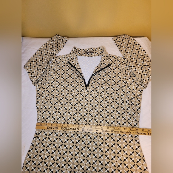 J. Mclaughlin Bedford Catalina Cloth Shift Dress Quarter Zip sz XL - Picture 5 of 10
